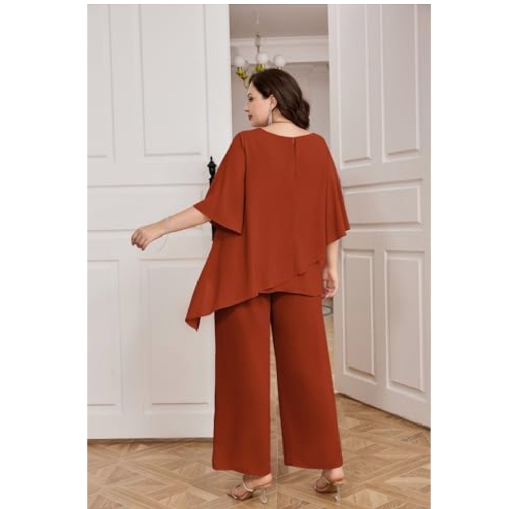 Hanna Nikole - Sz 24 Mother of The Bride Summer Cocktail Pantsuits - Picture 2 of 10